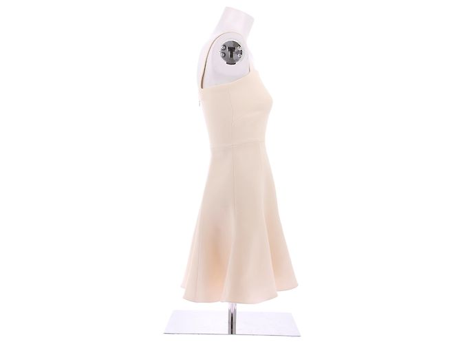 Dior Weißes Wollkleid mit Trägern - Ansicht 3