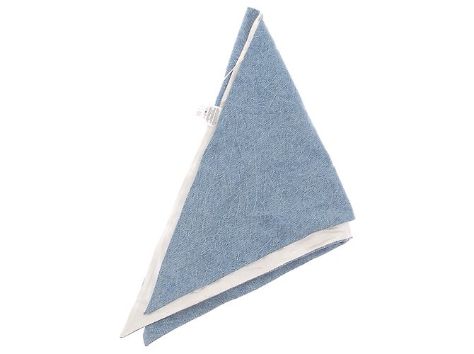 Agolde Schal Maria McManus aus Bio- und Recycling-Denim Blau - Ansicht 2