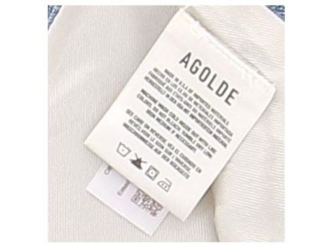 Agolde Schal Maria McManus aus Bio- und Recycling-Denim Blau - Ansicht 5