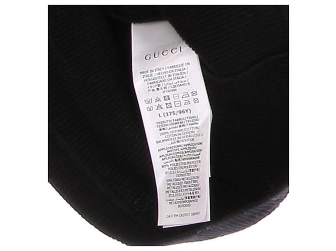 Top de tirantes negro de algodón Gucci - vista 6