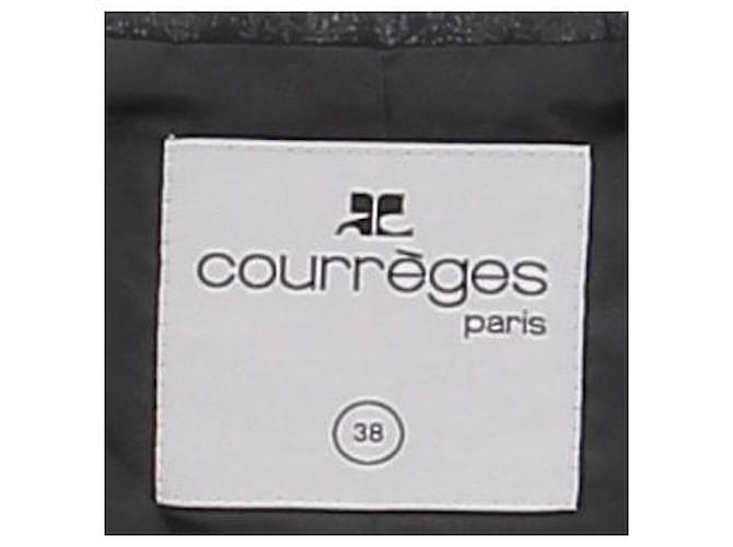 Falda Courreges de algodón gris - vista 5