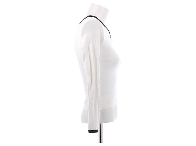Courreges Top blanco asimétrico - vista 3