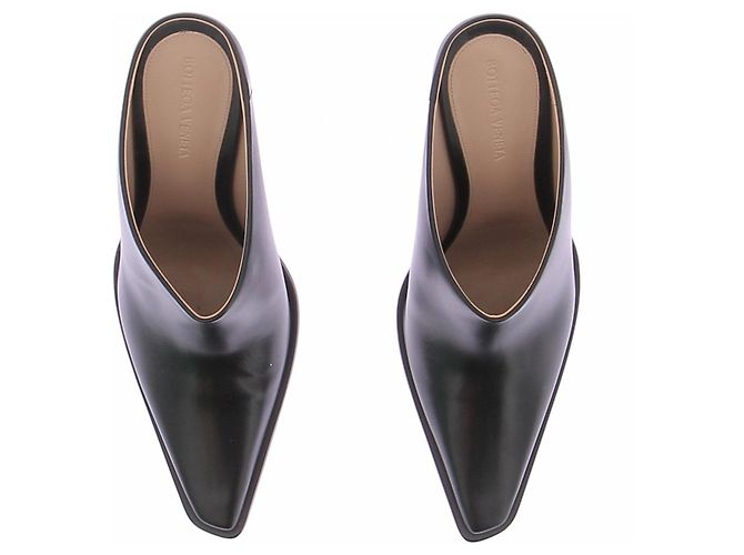 Bottega Veneta Mule a punta nera Nero - vista 4