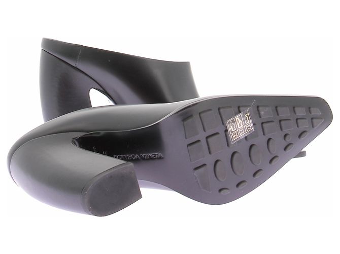 Bottega Veneta Mule a punta nera Nero - vista 5
