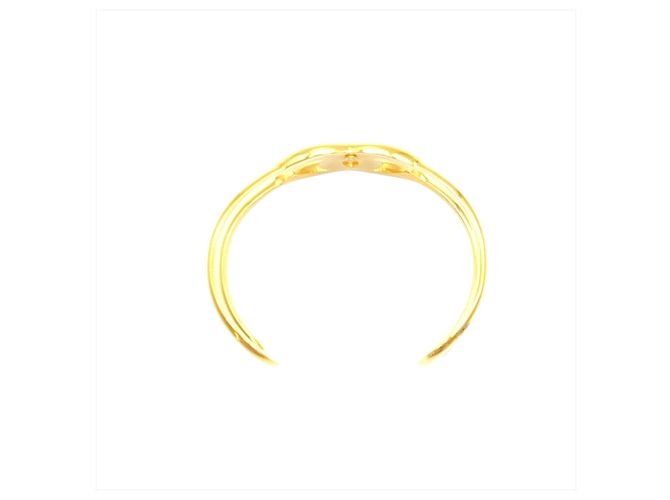 Timeless Bracciale rigido Chanel Vintage placcato oro D'oro - vista 4