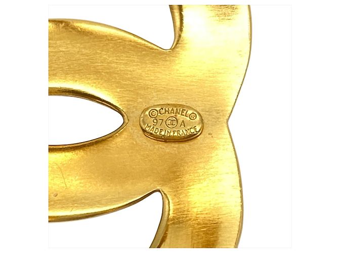 Timeless Bracciale rigido Chanel Vintage placcato oro D'oro - vista 5