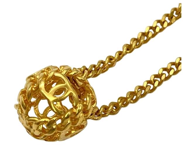 Collana Chanel Coco Mark Round Ball D'oro - vista 2