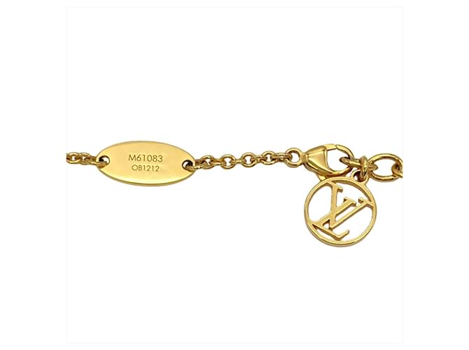 Collana Essential V Louis Vuitton D'oro - vista 3