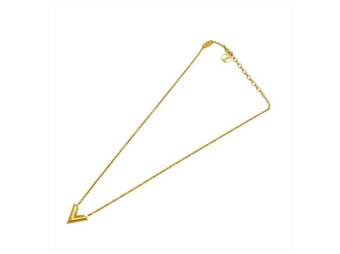Collana Essential V Louis Vuitton D'oro - vista 5
