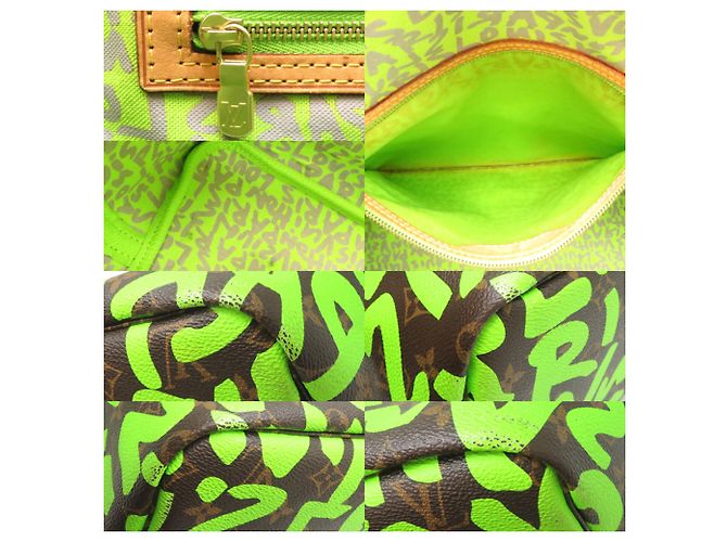 Borsa Tote Neverfull GM da donna Louis Vuitton Verde - vista 10