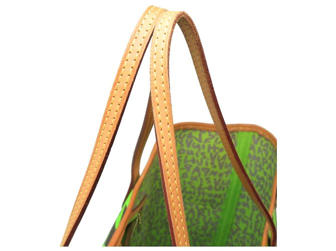 Borsa Tote Neverfull GM da donna Louis Vuitton Verde - vista 5