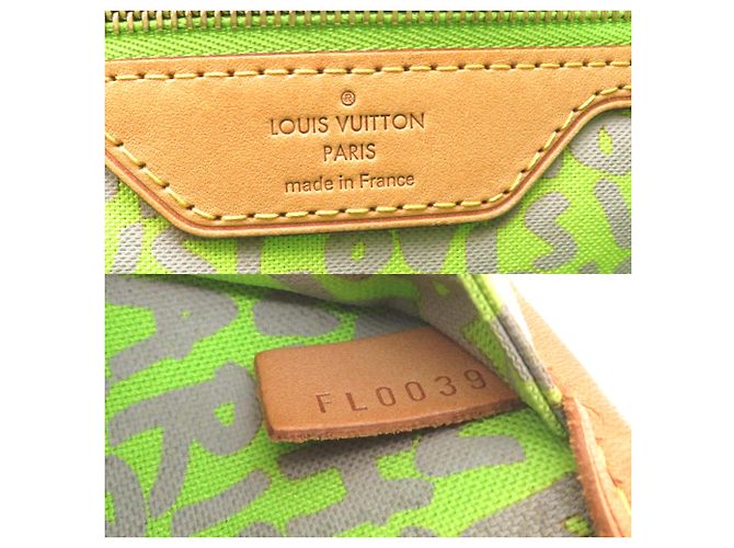 Borsa Tote Neverfull GM da donna Louis Vuitton Verde - vista 7