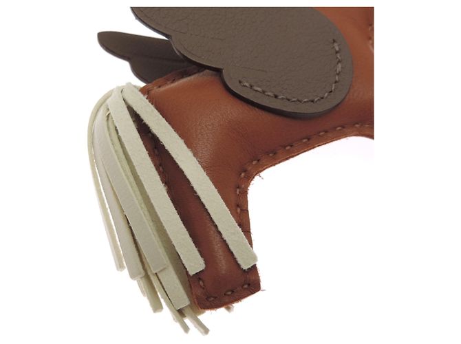 Hermès Charm per borsa Hermes Rodeo Pegasus PM Marrone Beige D'oro Taupe - vista 4