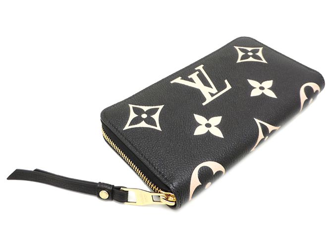 Zippy Wallet Louis Vuitton Schwarz Beige - Ansicht 3