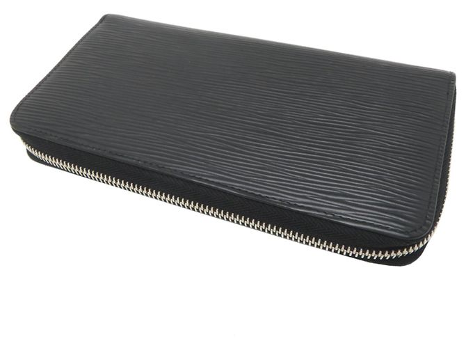 Louis Vuitton Epi Leder Zippy Wallet Schwarz - Ansicht 4