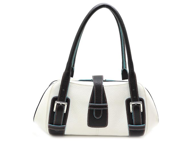 Borsa a mano da donna Loewe Senda Nero Bianco Blu - vista 2