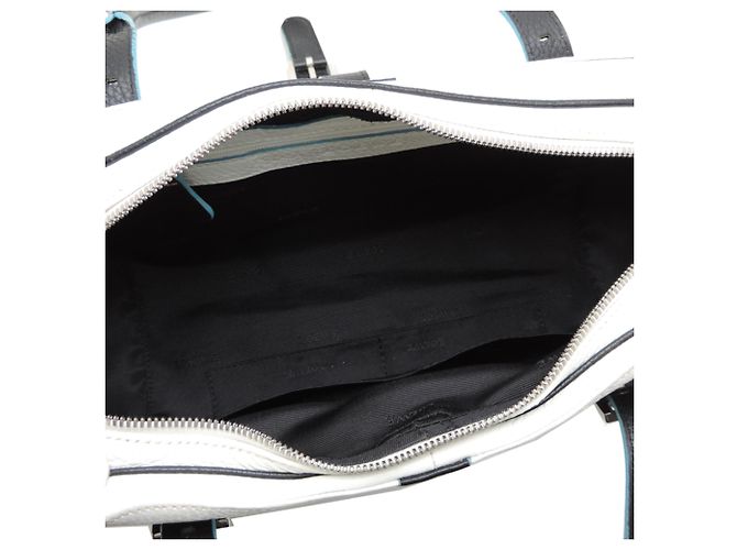 Borsa a mano da donna Loewe Senda Nero Bianco Blu - vista 6