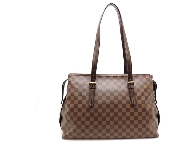 Borsa Tote da donna Louis Vuitton Chelsea N51119 Marrone - vista 2