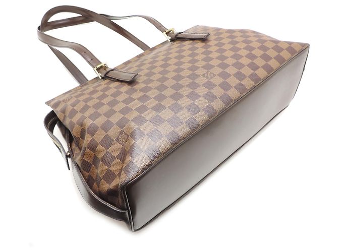 Borsa Tote da donna Louis Vuitton Chelsea N51119 Marrone - vista 3