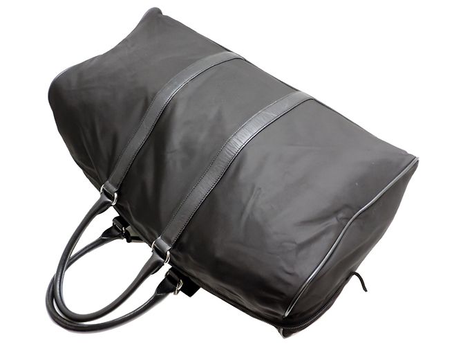 Borsa Boston in nylon Prada V20 Nero - vista 4