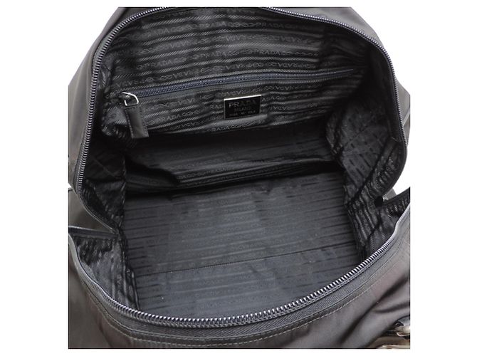 Borsa Boston in nylon Prada V20 Nero - vista 6