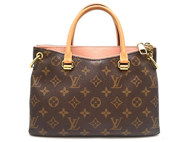 Borsa Louis Vuitton Pallas BB Marrone Rosa - vista 2