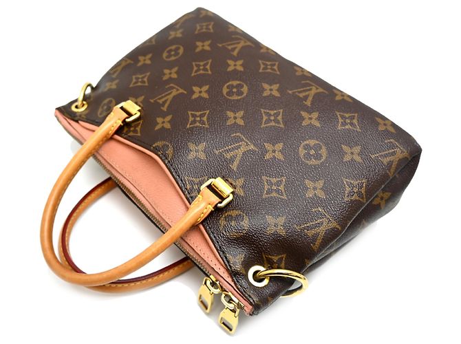 Borsa Louis Vuitton Pallas BB Marrone Rosa - vista 3