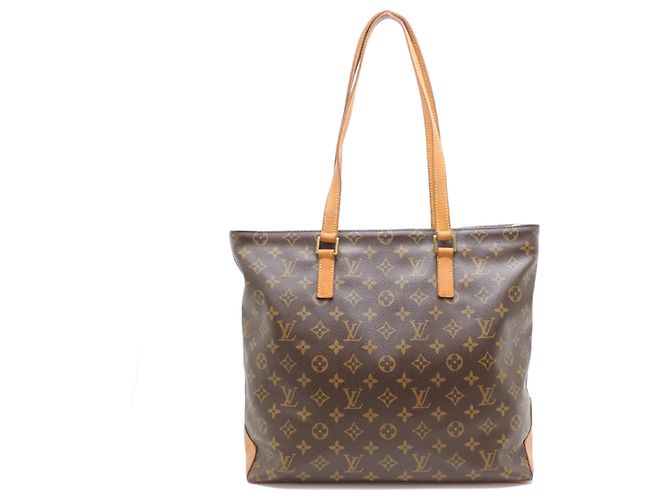 Borsa Tote Cabas Mezzo Louis Vuitton da donna Marrone - vista 2
