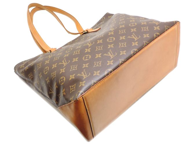 Borsa Tote Cabas Mezzo Louis Vuitton da donna Marrone - vista 3