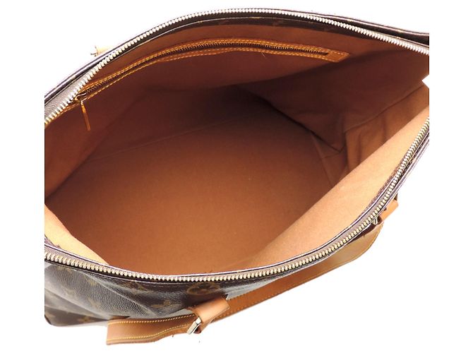 Borsa Tote Cabas Mezzo Louis Vuitton da donna Marrone - vista 6
