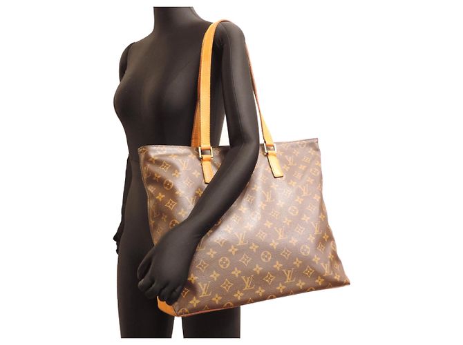 Borsa Tote Cabas Mezzo Louis Vuitton da donna Marrone - vista 9