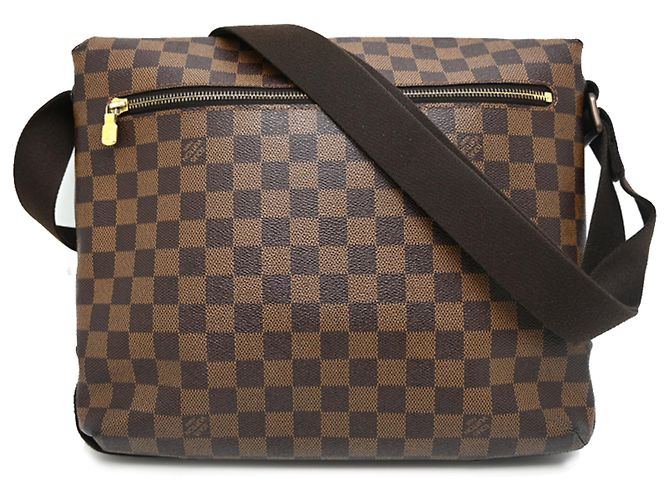 Borsa a Spalla Louis Vuitton Brooklyn MM Marrone - vista 2
