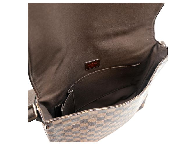 Borsa a Spalla Louis Vuitton Brooklyn MM Marrone - vista 6