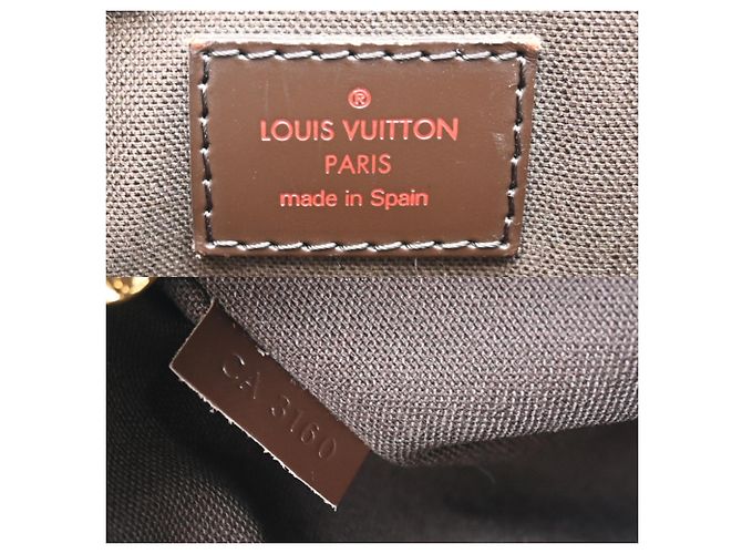 Borsa a Spalla Louis Vuitton Brooklyn MM Marrone - vista 9