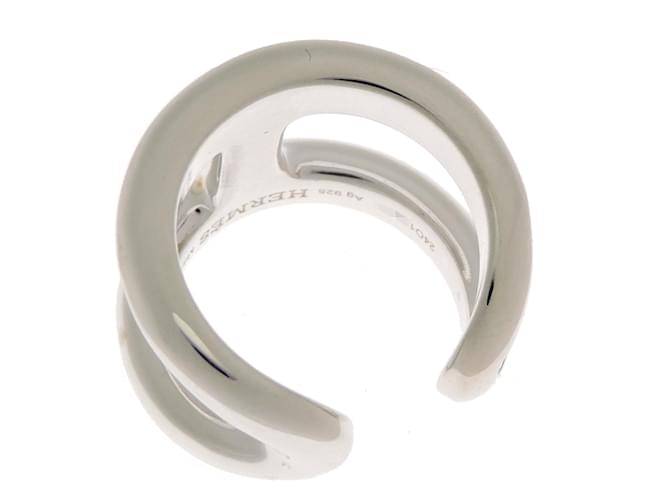 Hermès Hermes Osmo GM #53 Silver Band Ring - vista 3