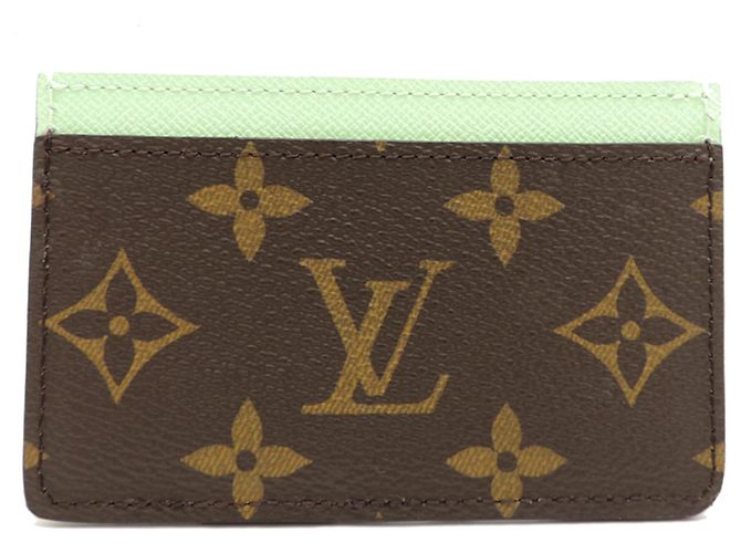 Louis Vuitton x Takashi Murakami Tarjetero Monogram Castaño - vista 2