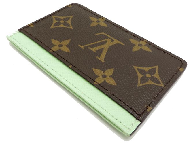 Louis Vuitton x Takashi Murakami Tarjetero Monogram Castaño - vista 4