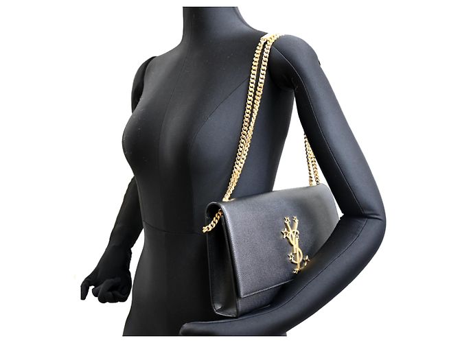 Borsa a tracolla Saint Laurent Kate Medium Nero - vista 9