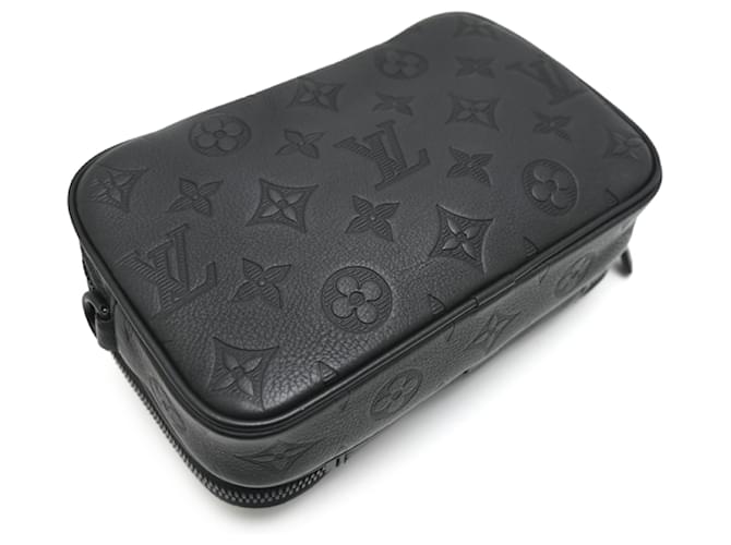 Borsa a tracolla Louis Vuitton Alpha Wearable Wallet Nero - vista 4