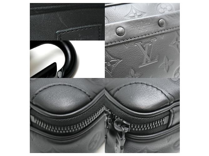 Borsa a tracolla Louis Vuitton Alpha Wearable Wallet Nero - vista 7