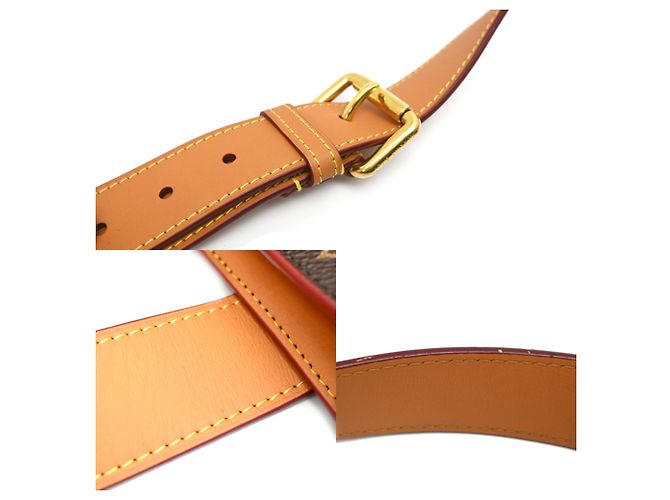 Cinturón Louis Vuitton Monogram Pouch PM Castaño - vista 5
