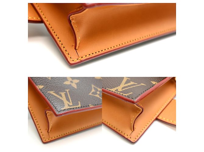 Cinturón Louis Vuitton Monogram Pouch PM Castaño - vista 7