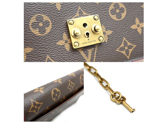 Cinturón Louis Vuitton Monogram Pouch PM Castaño - vista 8