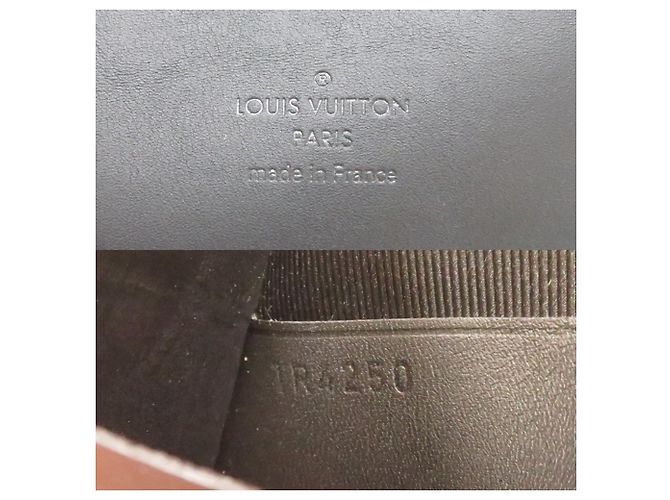 Pochette Double Phone Louis Vuitton Borsa a Spalla da Uomo Marrone Nero - vista 8
