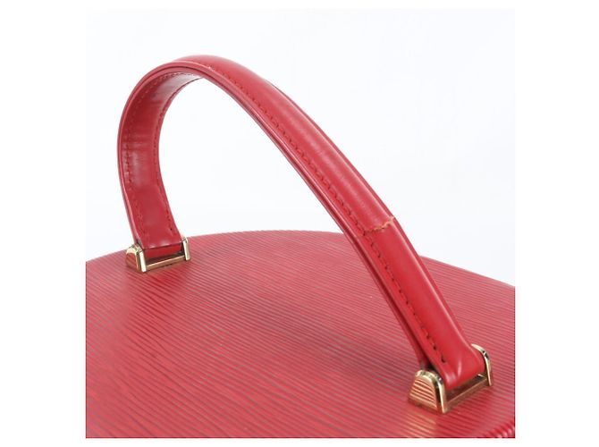 Louis Vuitton Epi Cannes Lederhandtasche Rot - Ansicht 2