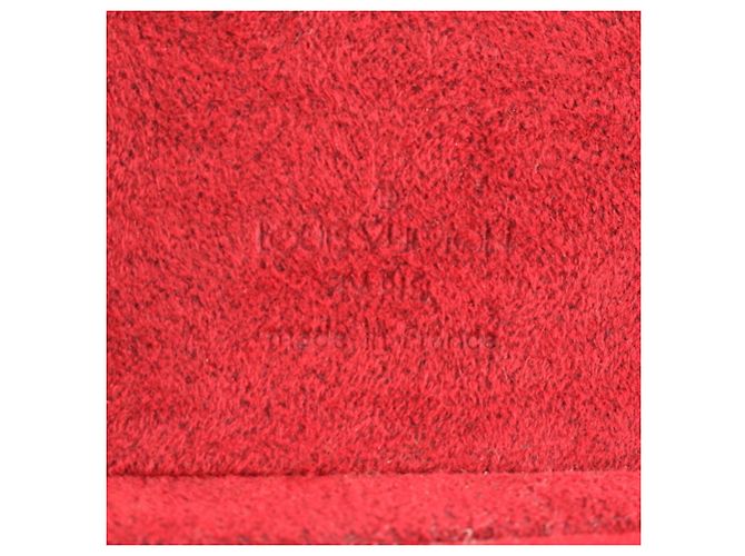 Louis Vuitton Epi Cannes Lederhandtasche Rot - Ansicht 9