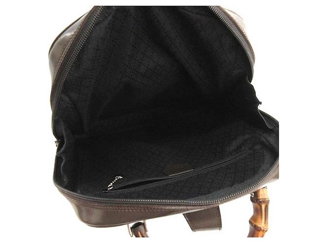 Zaino Gucci Bamboo Nero - vista 3