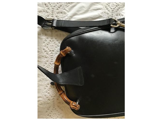 Zaino Gucci Bamboo Nero - vista 8