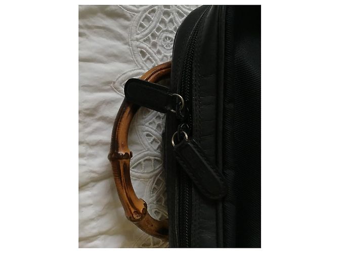 Zaino Gucci Bamboo Nero - vista 9
