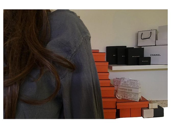Hermès Tunica ME nera a maniche lunghe con scollo a V Nero - vista 7